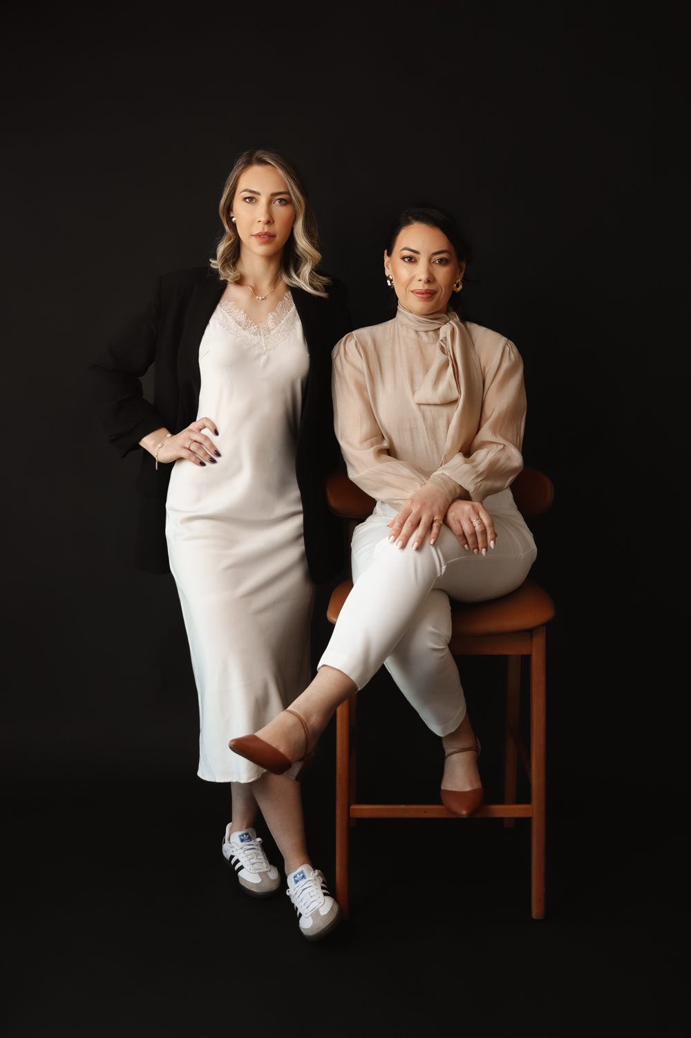 Évelyn e Danielle, sócias da Odera Contábil